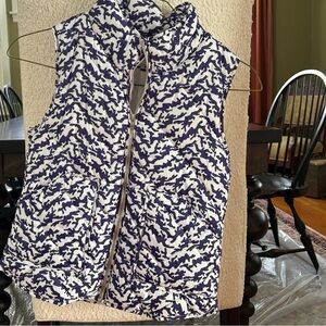 Peach Love California Purple and White Coral Patterned Vest